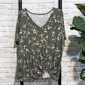 Maurices Floral Tee XXL